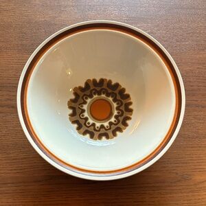MCM HANIWA STONEWARE - Vintage “Aztec” Design Serving Bowl - 2 available